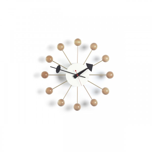 vitra Wanduhr Ball Clock, Buche Natur
