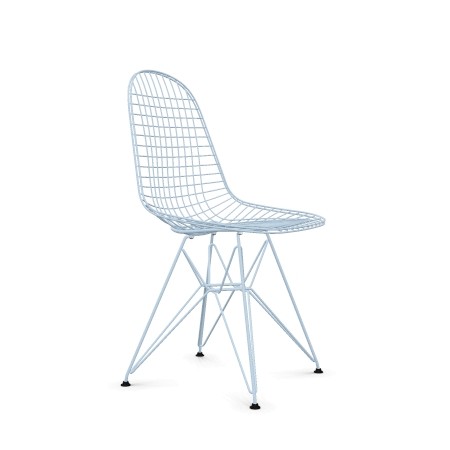 Vitra Stuhl Eames Wire Chair DKR himmelblau