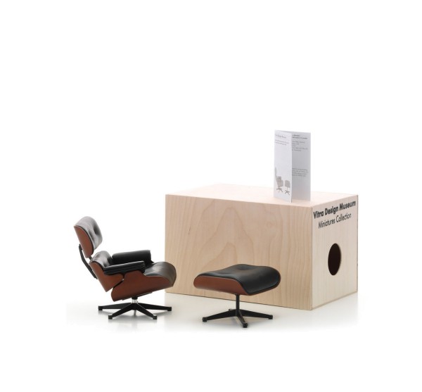Vitra Miniatur Lounge Chair + Ottoman