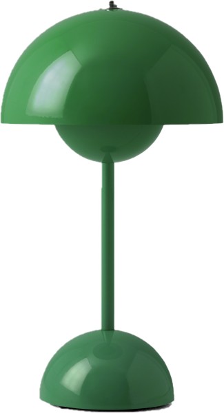 &tradition Tischleuchte Flowerpot VP9 signal green
