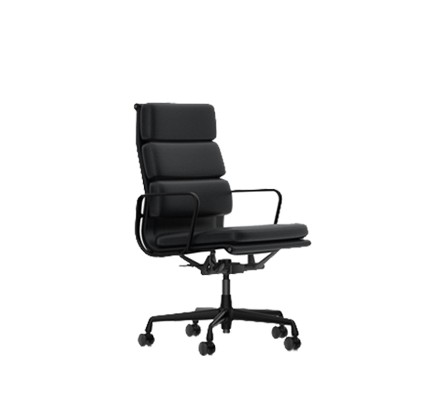 Vitra Eames Bürostuhl Soft Pad Chair EA 219 black edition - Premium F