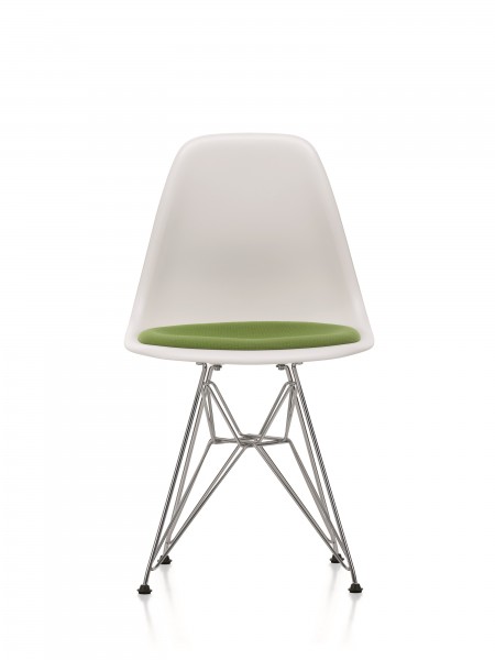 Vitra Stuhl Eames Side Chair DSR mit Sitzpolster
