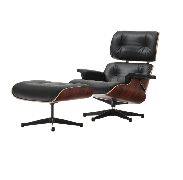 Vitra Sessel Eames Lounge Chair + Ottoman Leder Premium F