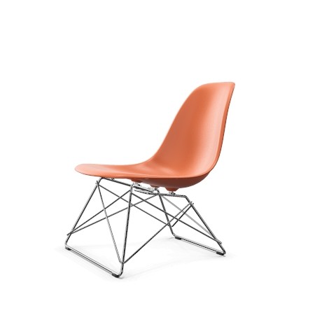 vitra Eames Plastic Lounge Side Chair LSR - chrom Gestell