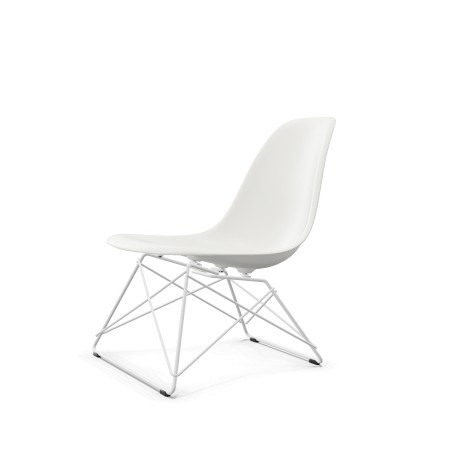 Vitra Stuhl Eames Lounge Sidechair LSR all white