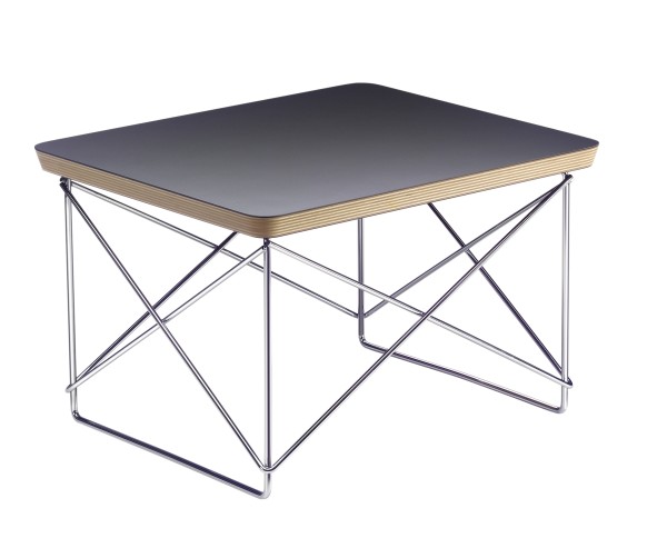 Vitra Eames occasional table LTR schwarz - chrom