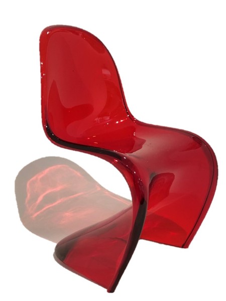 Vitra Miniatur Panton Chair Rot transluzent
