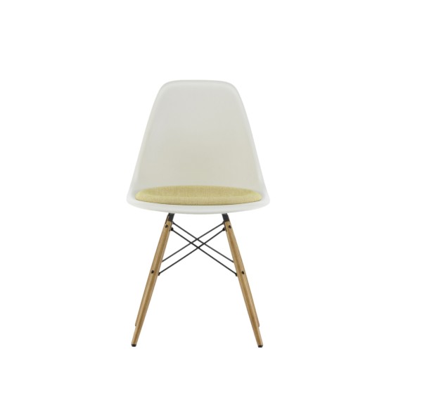 Vitra Stuhl Eames Plastic Side Chair DSW mit Sitzpolsterung