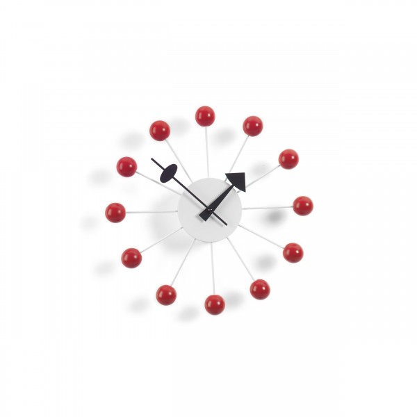 vitra Wanduhr Ball Clock, rot